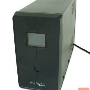 Serveri EnerGenie  UPS with USB and LCD display, Black 1200 VA, 720 W 