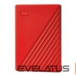 Datoru piederumi Western Digital  WD My Passport 2TB portable HDD Red 