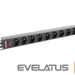 Kabelis Lanberg  LANBERG PDU-09E-0300-BK Lanberg PDU 1U 1 