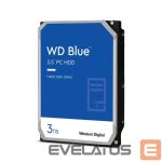 Cietais disks HDD Western Digital  HDD||Blue|3TB|SATA 3.0|256 MB|5400 rpm|3,5"|WD30EZAZ 