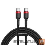 Kabelis Baseus  CABLE USB2 TO USB-C 1M/RED/BLACK CATKLF-G91 