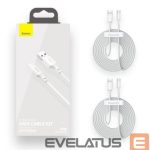 Kabelis Baseus  CABLE USB TO USB-C 1.5M/2PCS WHITE TZCATZJ-02 