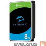 Cietais disks HDD SeaGate  HDD||SkyHawk|8TB|SATA|256 MB|5400 rpm|Discs/Heads 4/8|3,5"|ST8000VX010 