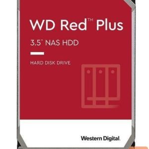 Cietais disks HDD Western Digital  HDD||Red Plus|2TB|SATA|64 MB|5400 rpm|3,5"|WD20EFPX 