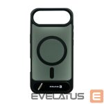 Aizmugurējais vāciņš Evelatus Apple iPhone 17 Air Rubber Coated MagSafe With Stand Case Black