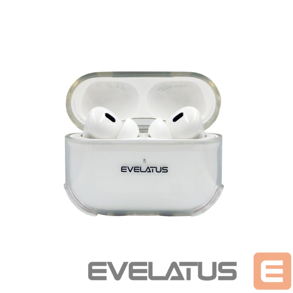 Maciņš austiņām Evelatus Apple AirPods Pro TPU Protective Case Transparent