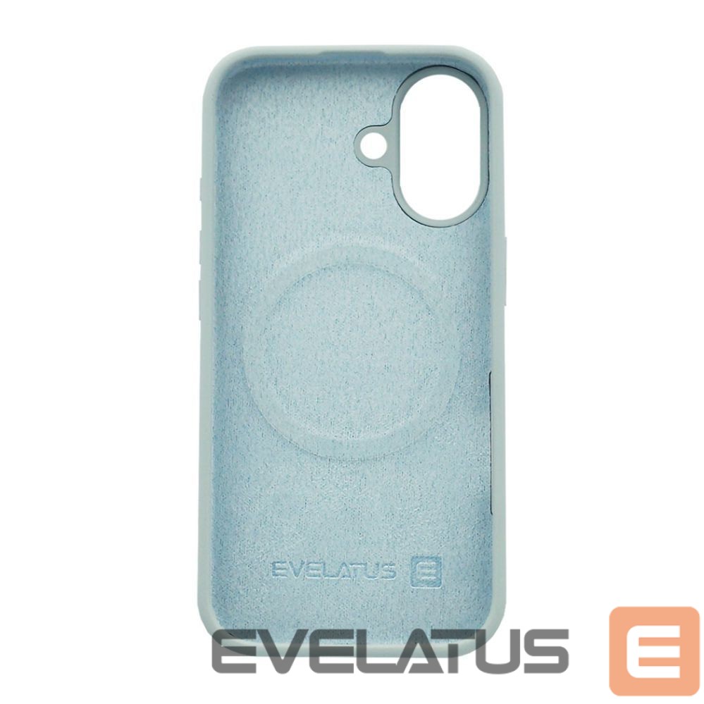 Aizmugurējais vāciņš Evelatus Apple iPhone 17 Premium Magsafe Soft Touch Silicone Mist Blue