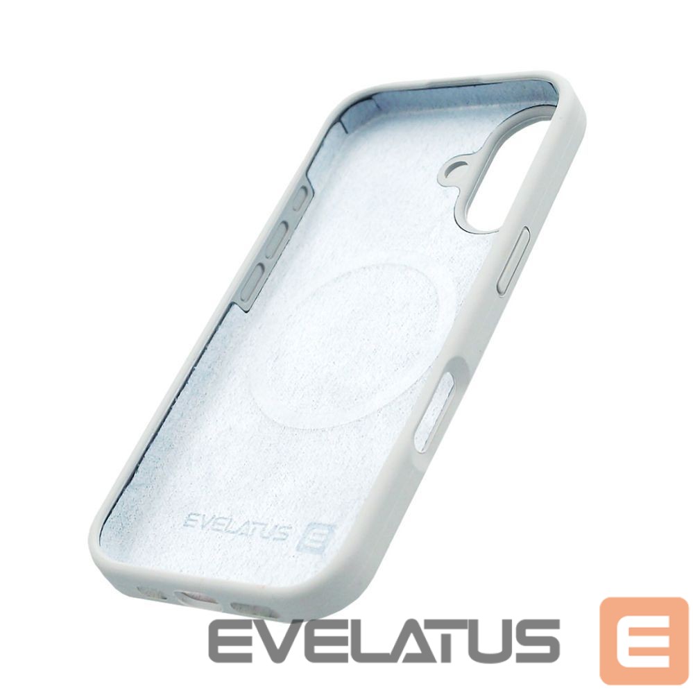 Aizmugurējais vāciņš Evelatus Apple iPhone 17 Premium Magsafe Soft Touch Silicone Mist Blue