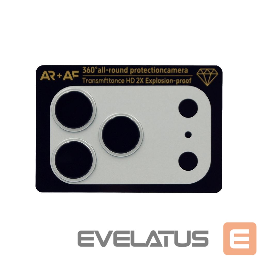 Aizsargstikls Evelatus Apple iPhone 17 Pro Full body camera lens protection premium Silver