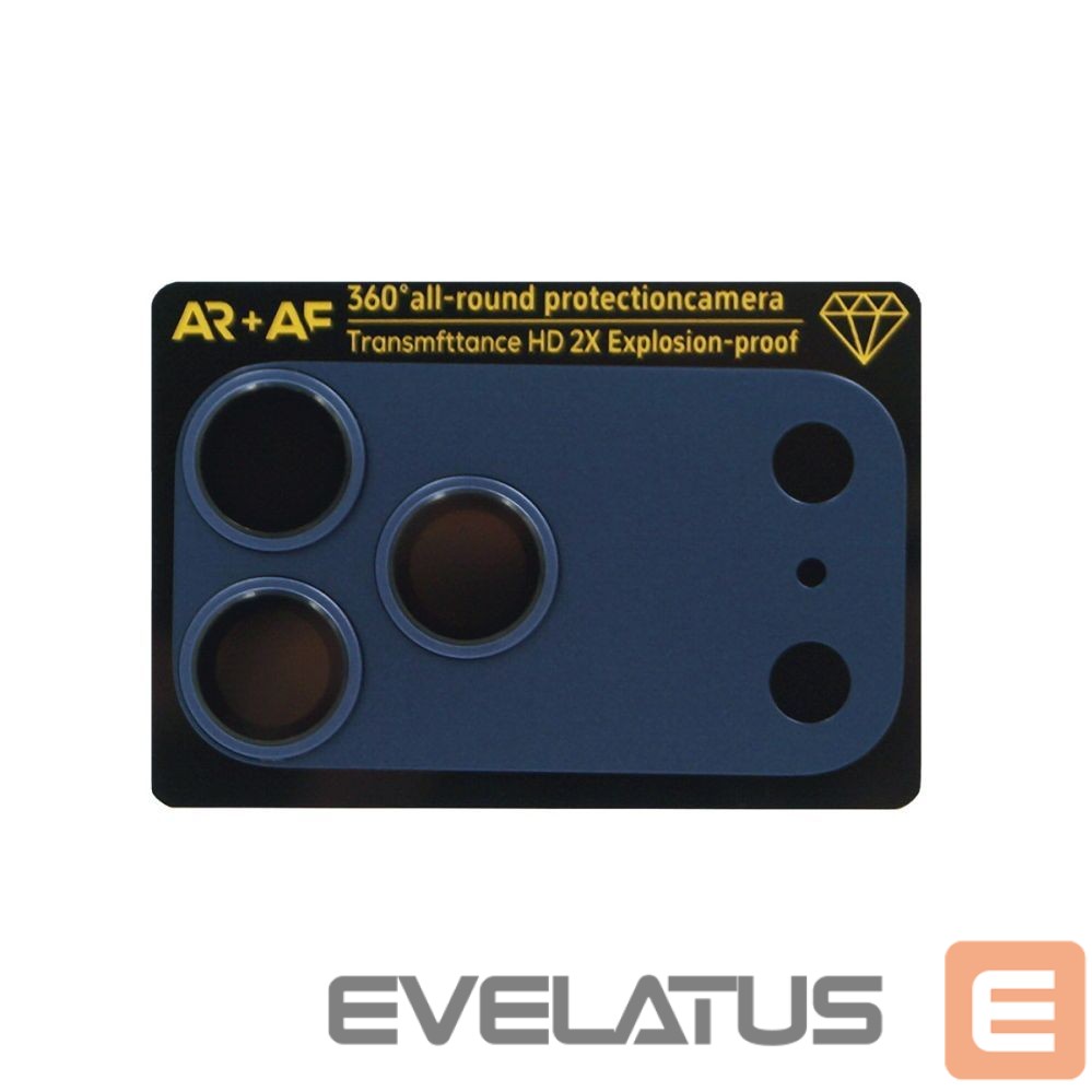 Aizsargstikls Evelatus Apple iPhone 17 Pro Full body camera lens protection premium Deep Blue