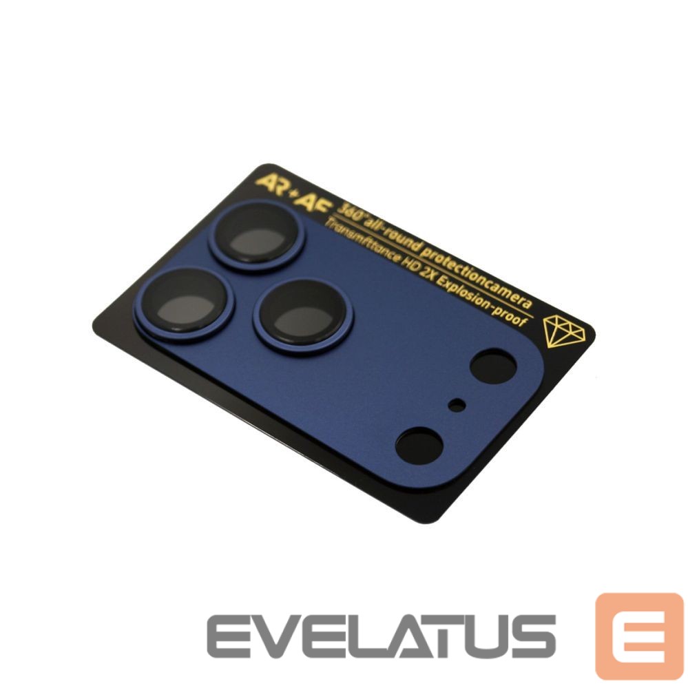 Aizsargstikls Evelatus Apple iPhone 17 Pro Full body camera lens protection premium Deep Blue