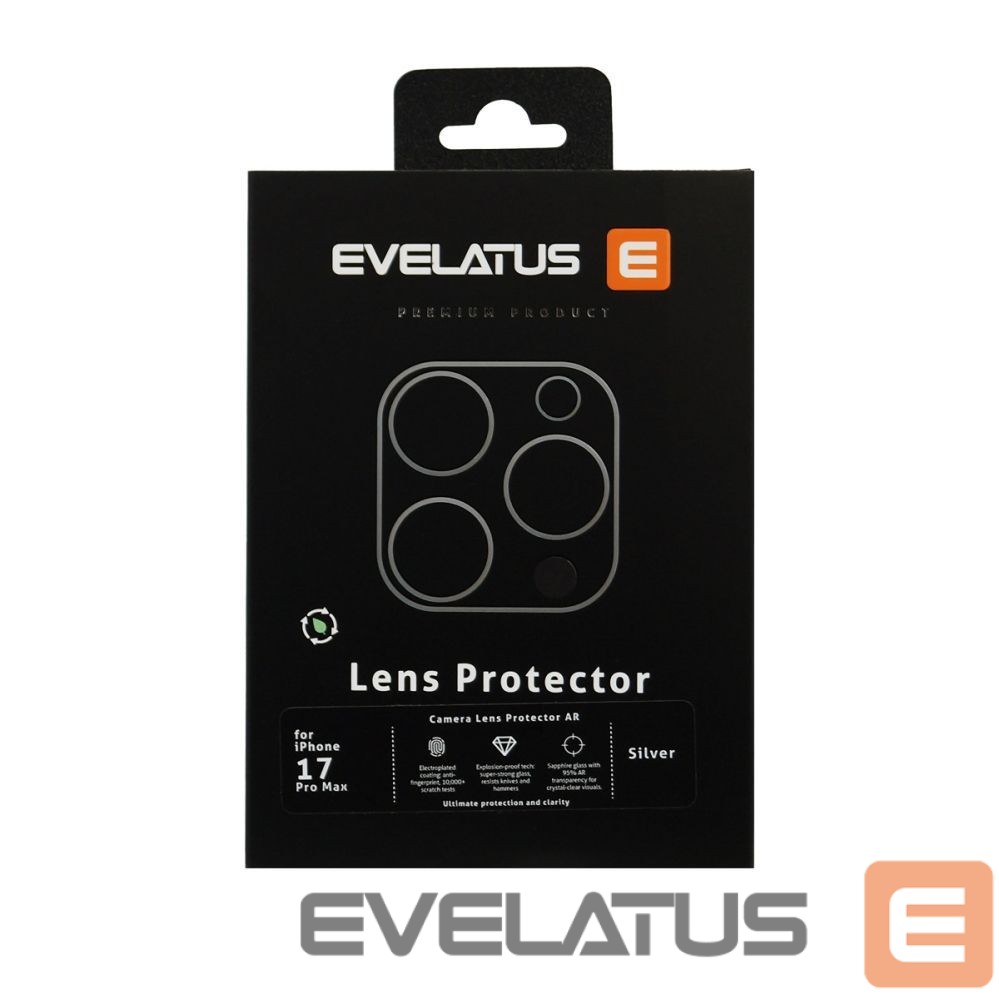 Aizsargstikls Evelatus Apple iPhone 17 Pro Full body camera lens protection premium Deep Blue