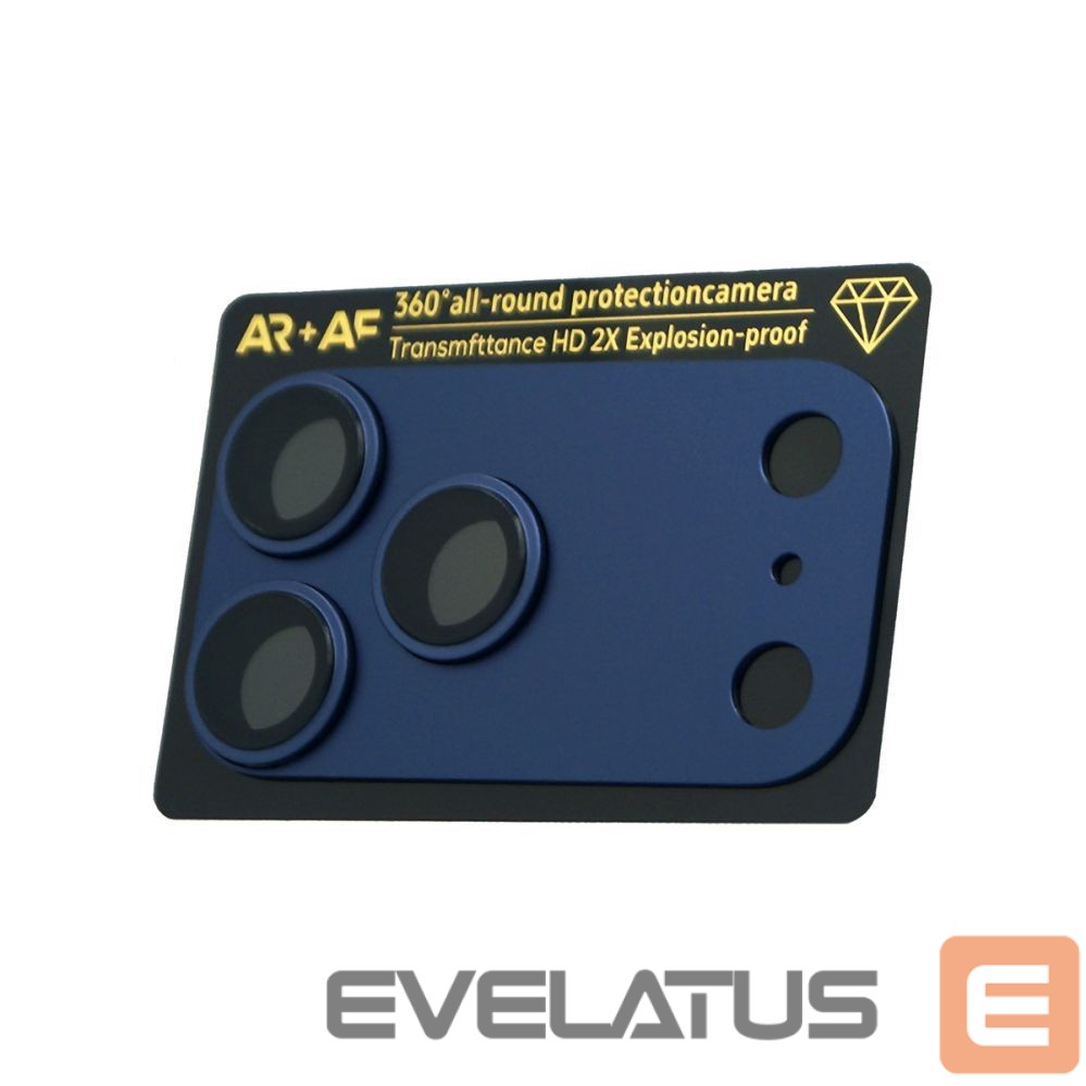 Aizsargstikls Evelatus Apple iPhone 17 Pro Full body camera lens protection premium Deep Blue