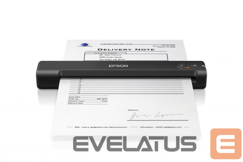 Printers EPSON Wireless Mobile Scanner WorkForce ES-50 Colour, Document