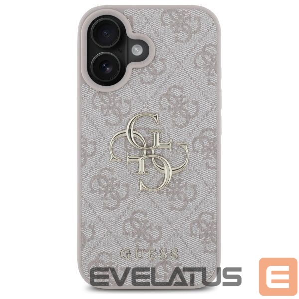 Cits mobilo telefonu aksesuārs Guess Guess 4G Big Logo Case for iPhone 16 - Pink