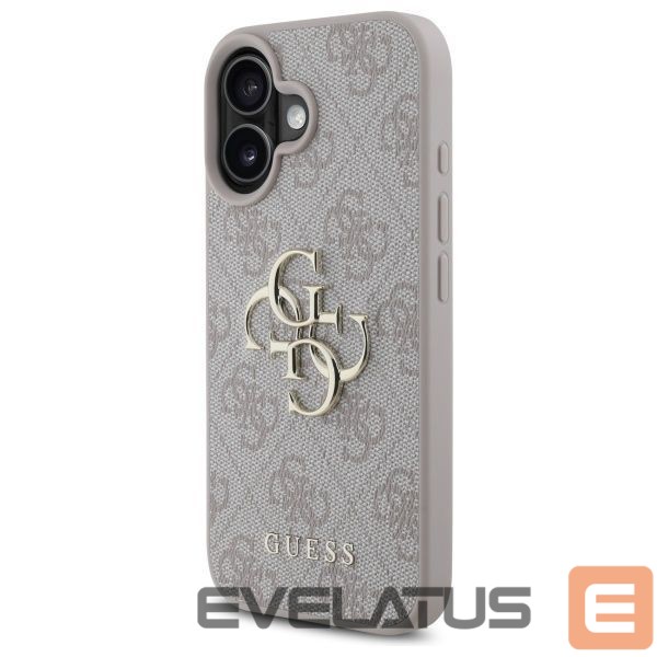 Cits mobilo telefonu aksesuārs Guess Guess 4G Big Logo Case for iPhone 16 - Pink