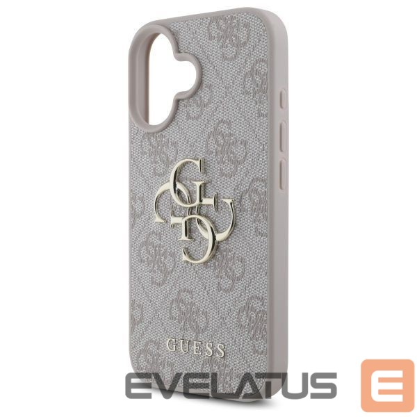 Cits mobilo telefonu aksesuārs Guess Guess 4G Big Logo Case for iPhone 16 - Pink
