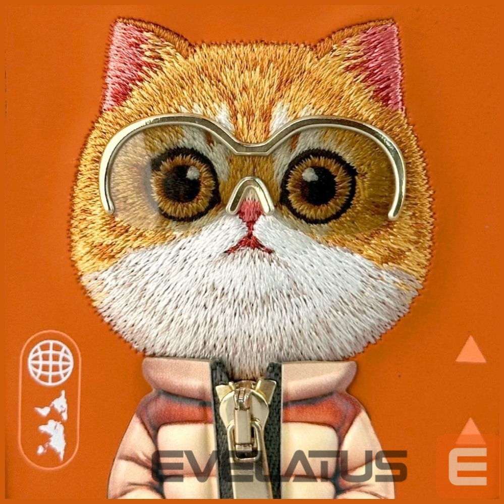 Citas preces Nimmy Nimmy Cool&Cute 2.0 Cat Case for iPhone 17 Pro Max - Orange