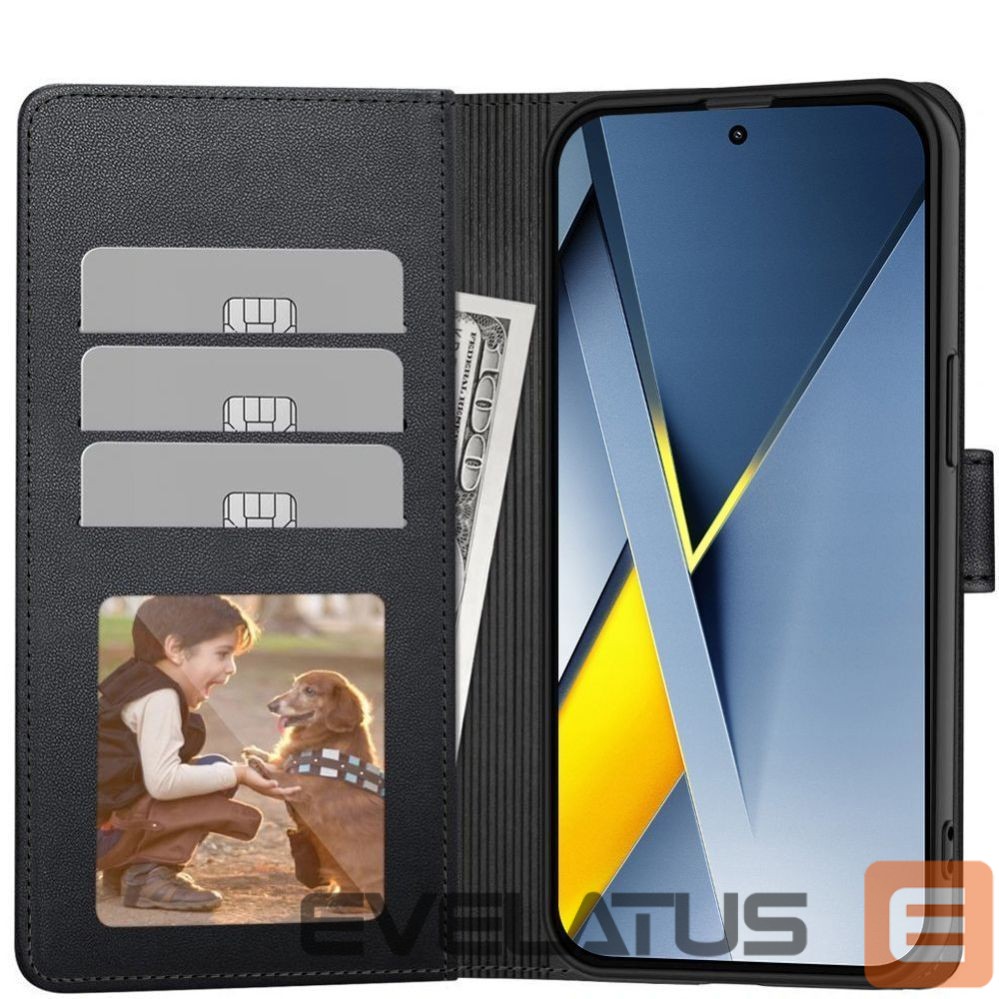 Citas preces Tech-Protect Tech-Protect Wallet Case for Xiaomi Poco F8 Ultra - Black