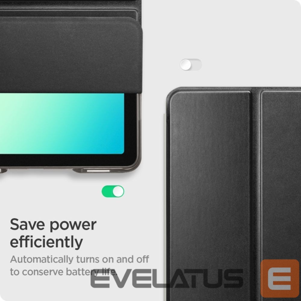 Citas preces Spigen Spigen Smart Fold Case for Samsung Galaxy Tab A9+ / A11+ - Black
