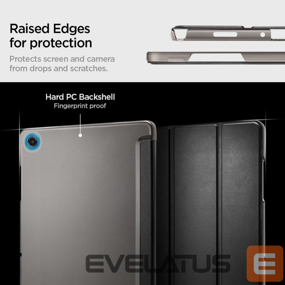 Citas preces Spigen Spigen Smart Fold Case for Samsung Galaxy Tab A9+ / A11+ - Black