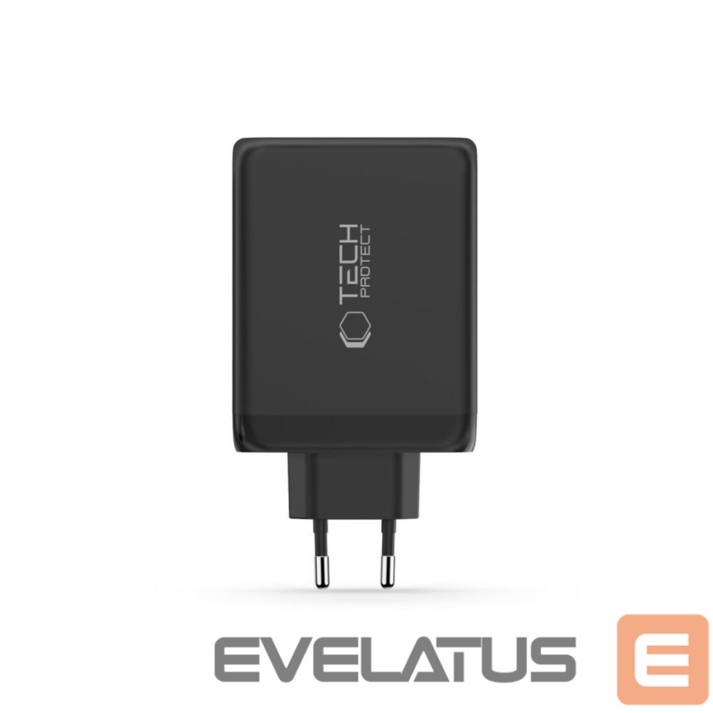 Citas preces Tech-Protect Tech-Protect NC200W-GaN 4-Port 200W Wall Charger - Black