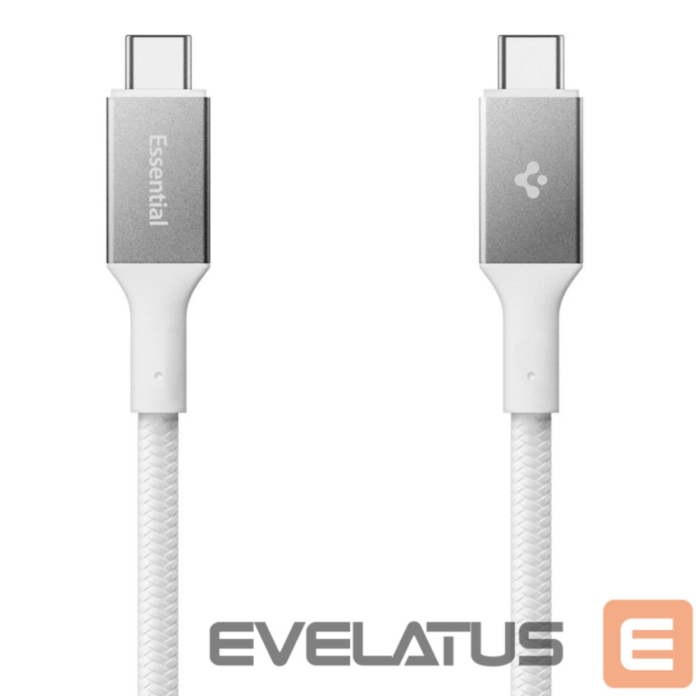 Citas preces Spigen Spigen Essential EB24015CC USB-C / USB-C 240W Cable 150cm - White