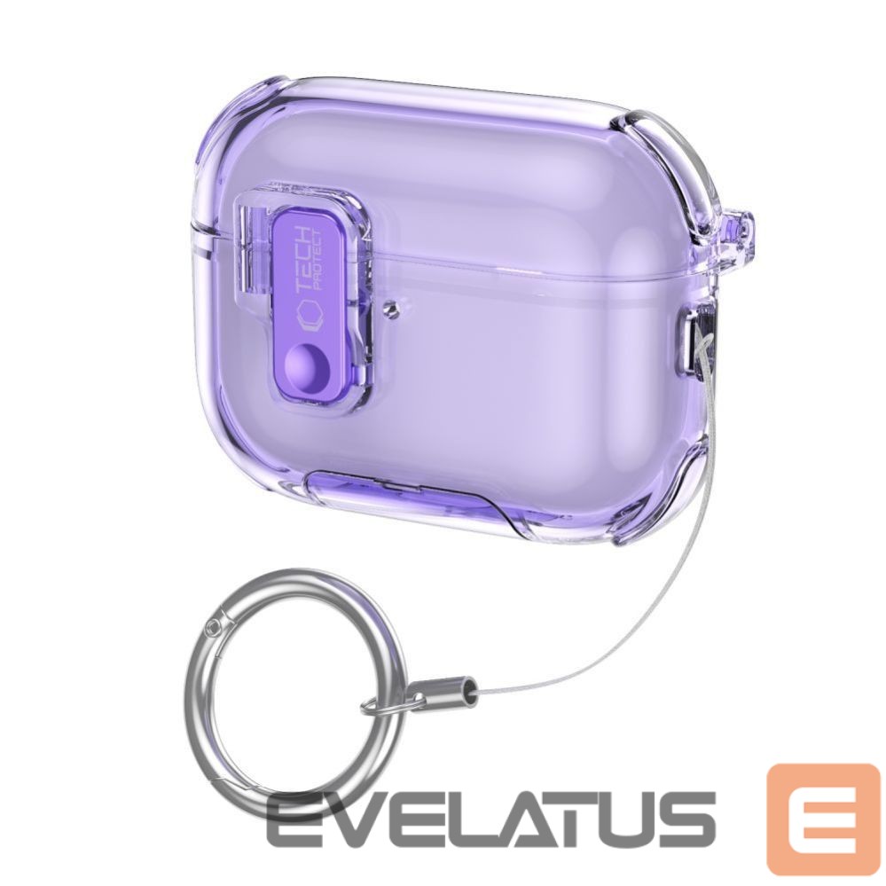 Citas preces Tech-Protect Tech-Protect Bounce Pro Case for AirPods Pro 3 - Purple