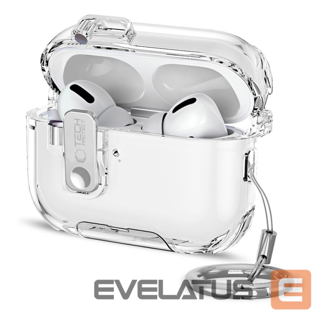 Citas preces Tech-Protect Tech-Protect Bounce Pro Case for AirPods Pro 3 - Clear
