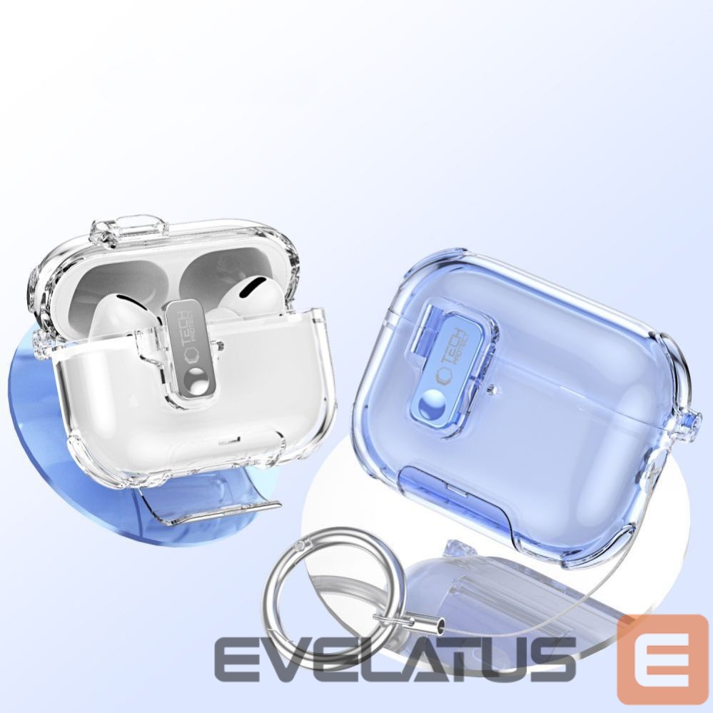 Citas preces Tech-Protect Tech-Protect Bounce Pro Case for AirPods Pro 3 - Clear