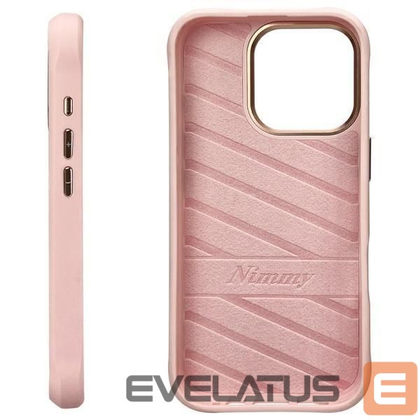 Citas preces Nimmy Nimmy Glasses Cool Cat Case for iPhone 16 Pro Max - Pink