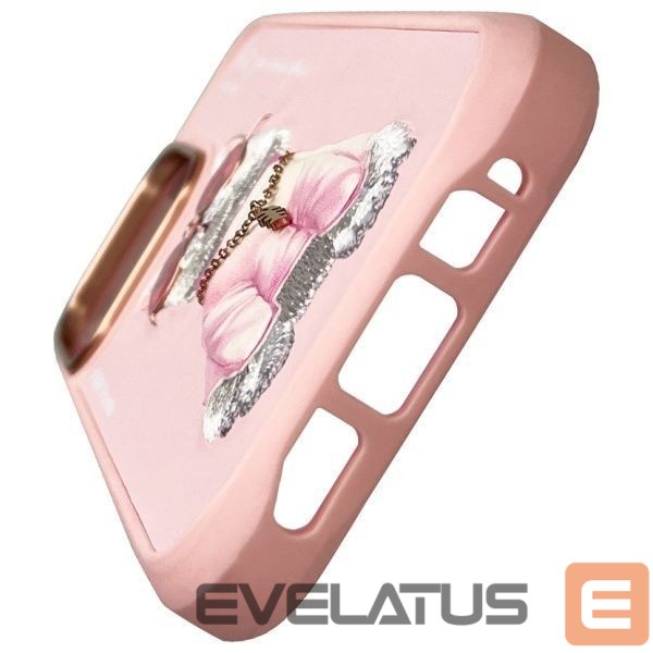 Citas preces Nimmy Nimmy Glasses Cool Cat Case for iPhone 16 Pro Max - Pink