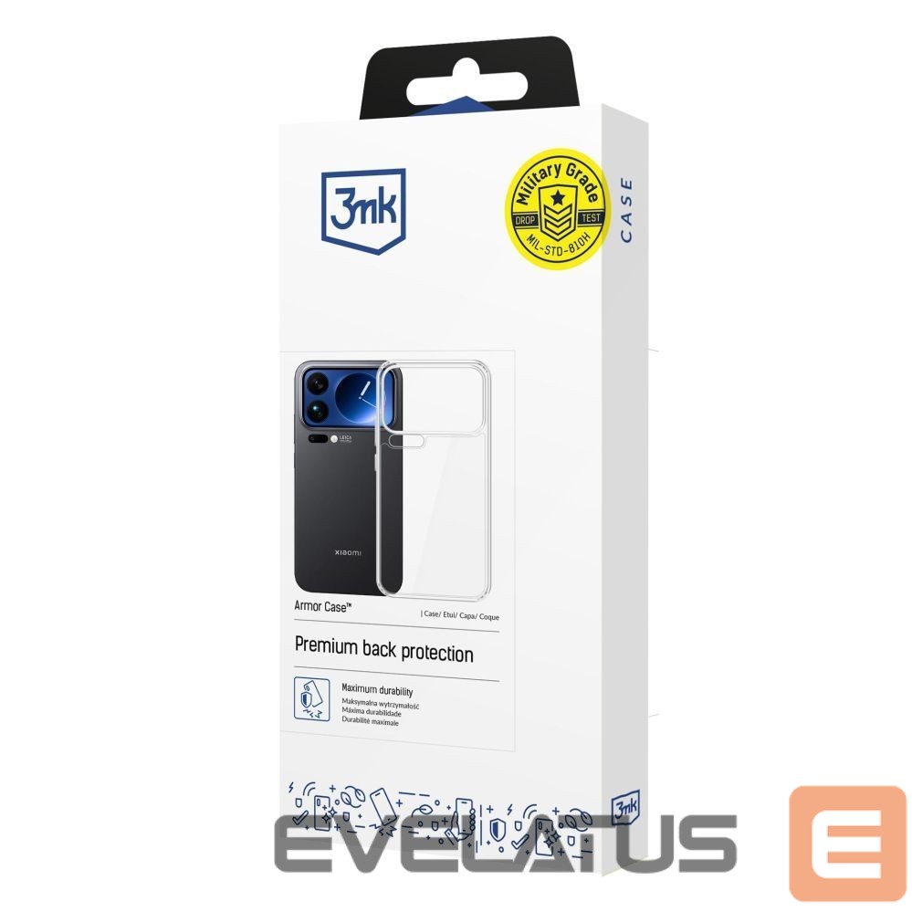 Citas preces 3MK 3mk Armor Case for Xiaomi 17 Pro Max - transparent