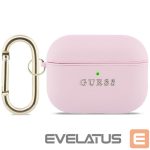Citas preces Guess  Guess Grained Classic Logo Case for AirPods Pro 3 - Pink 