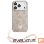 Citas preces Guess  Guess 4G Strap Triangle Logo MagSafe Case for iPhone 17 Pro - Pink 
