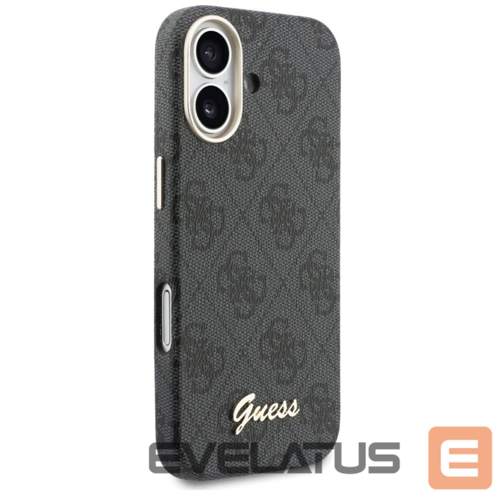 Citas preces Guess Guess 4G Script MagSafe case for iPhone 17 - black