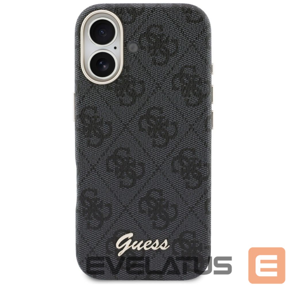 Citas preces Guess Guess 4G Script MagSafe case for iPhone 17 - black