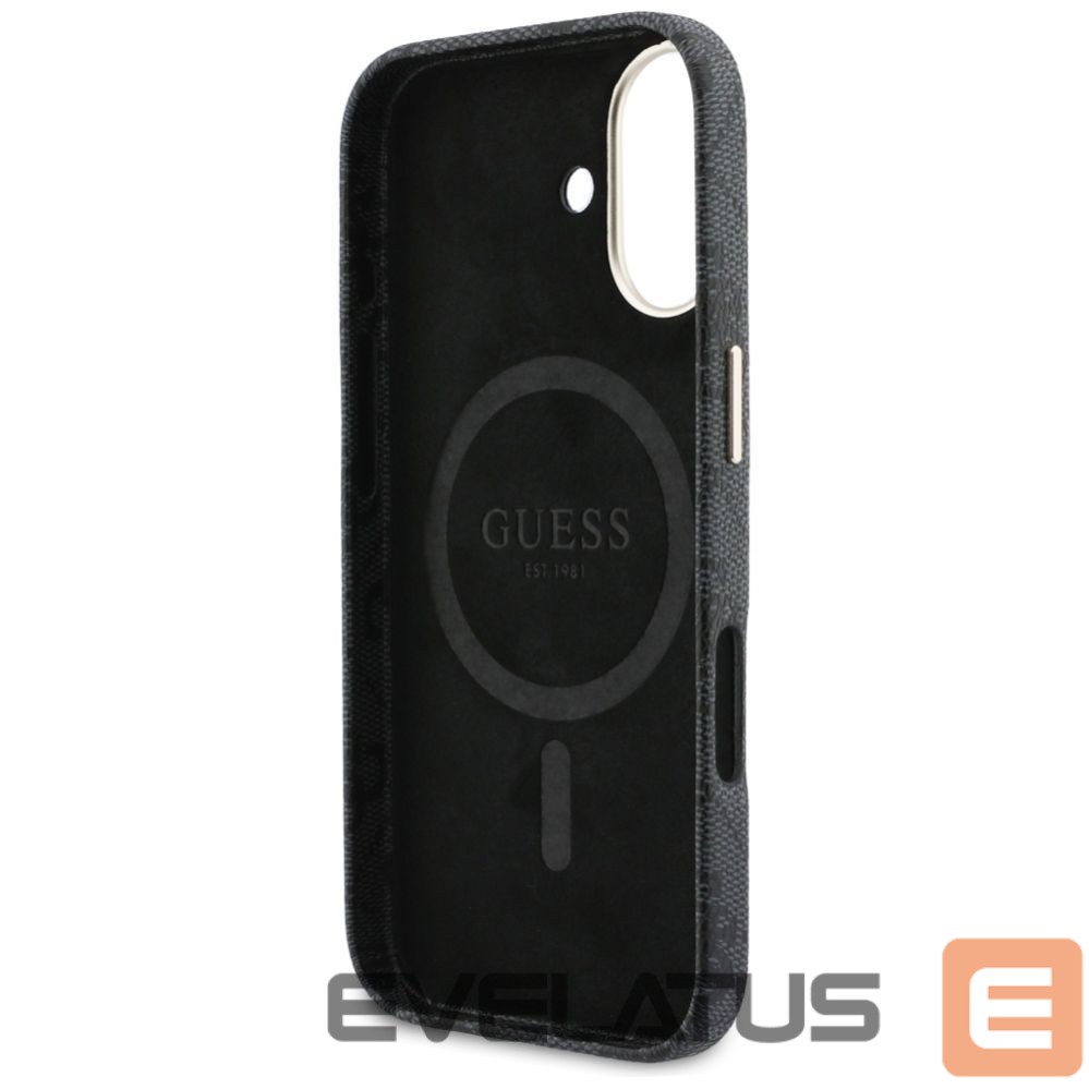 Citas preces Guess Guess 4G Script MagSafe case for iPhone 17 - black