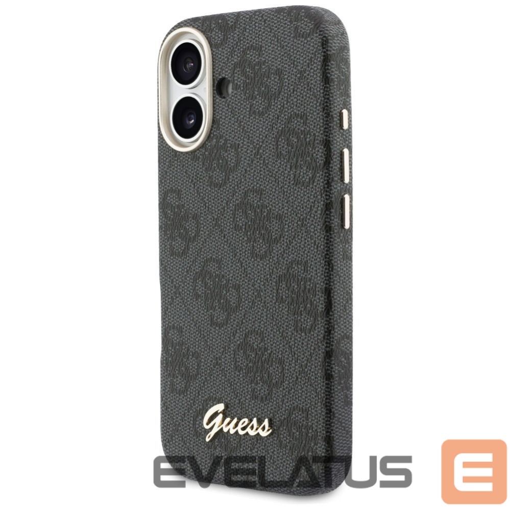 Citas preces Guess Guess 4G Script MagSafe case for iPhone 17 - black