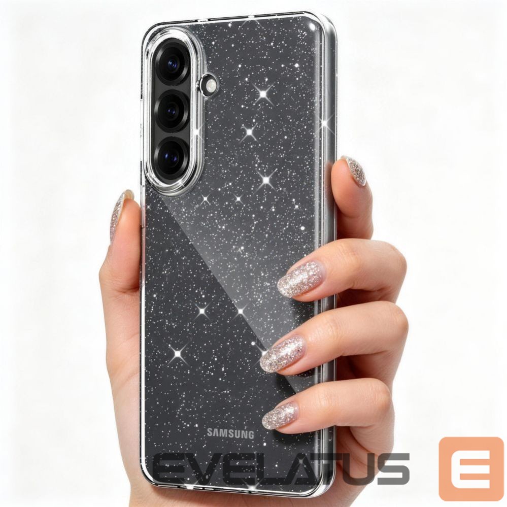 Citas preces Tech-Protect Tech-Protect FlexAir Case for Samsung Galaxy S26 - Clear and Glitter