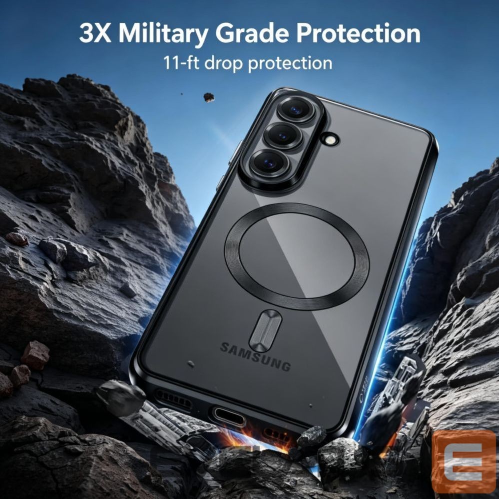 Citas preces Tech-Protect Tech-Protect MagFlex Case for Samsung Galaxy S26+ - Transparent Black
