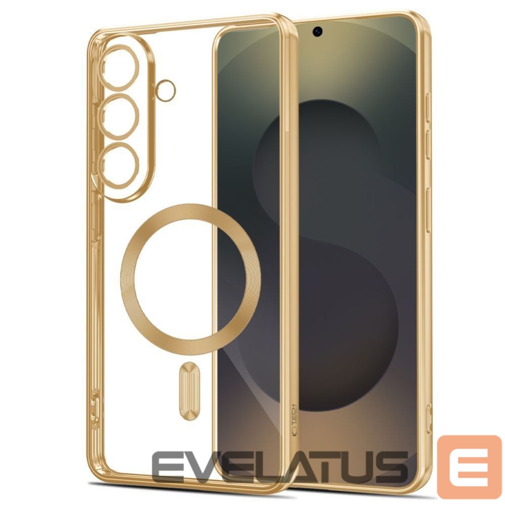 Citas preces Tech-Protect Tech-Protect MagFlex Case for Samsung Galaxy S26+ - Transparent Gold