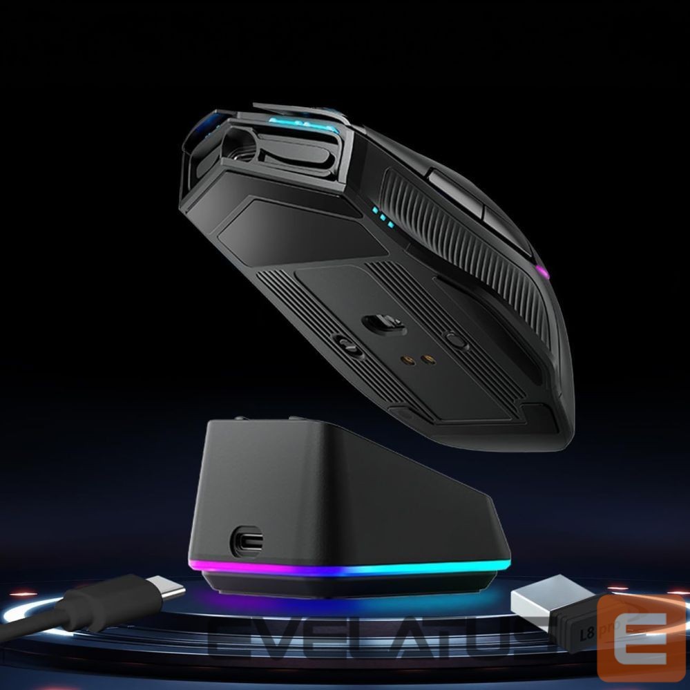 Citi Machenike Machenike L8 Pro Wireless Gaming Mouse with Charging Station - Black