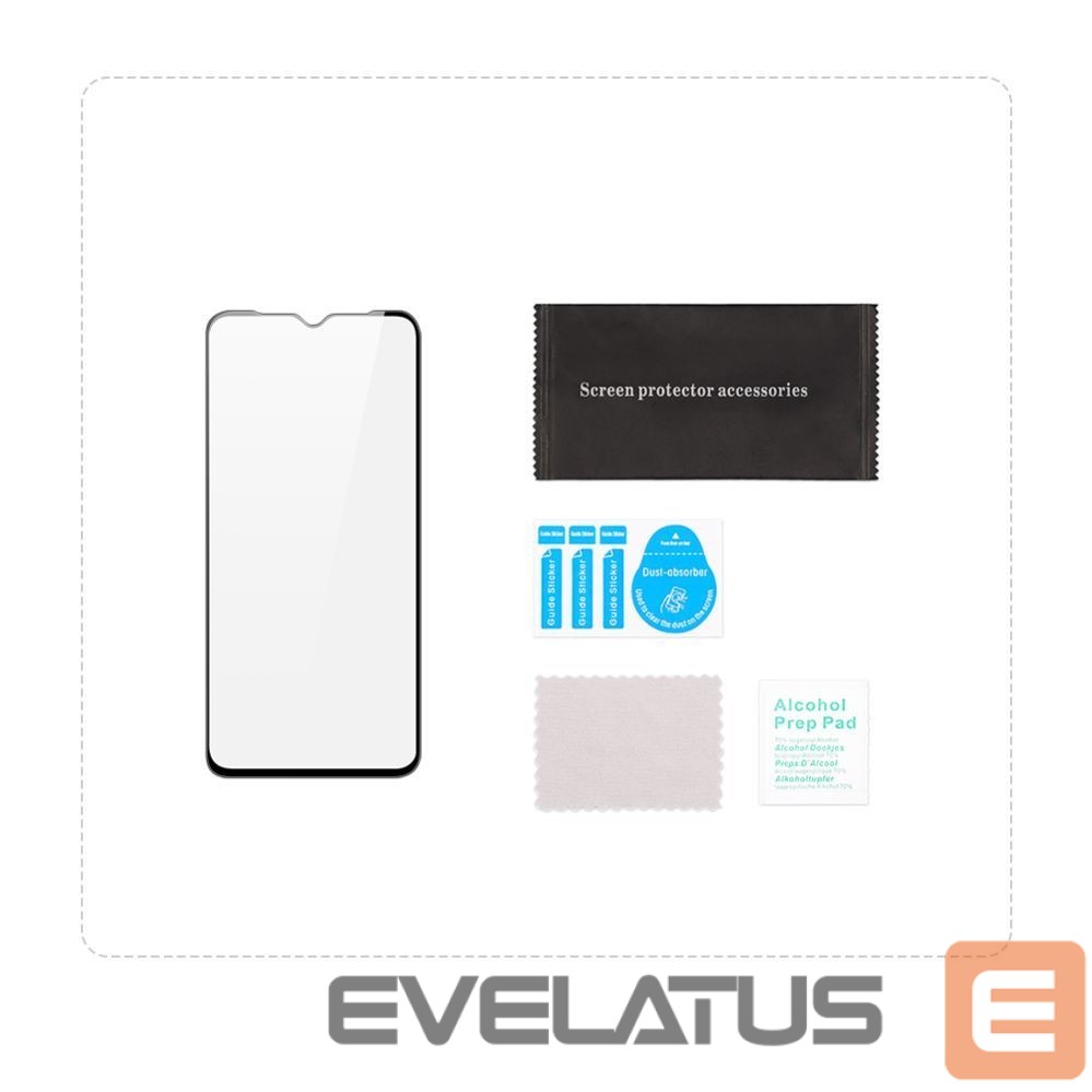 Citas preces Dux Ducis Dux Ducis 9D Tempered Glass 9H Full Screen Tempered Glass with Realme Narzo 50A frame black (case friendly)