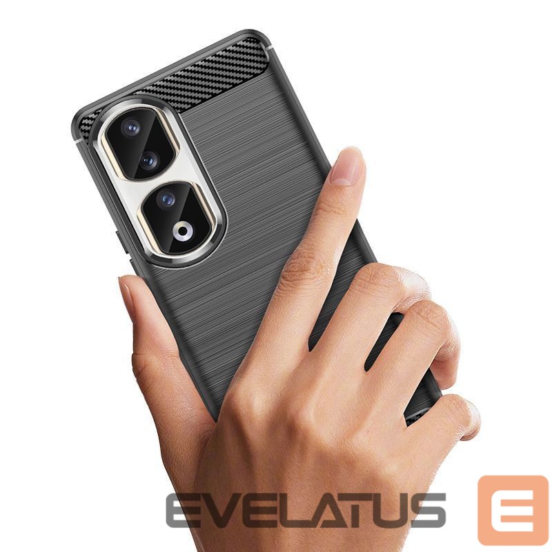 Citas preces Hurtel Carbon Case for Honor 90 Pro - black