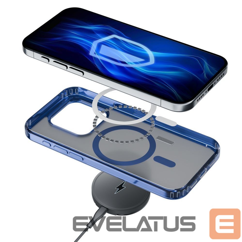 Citas preces 3MK 3mk Frosty MagCase Blue Case for Apple iPhone 15 Pro - Blue