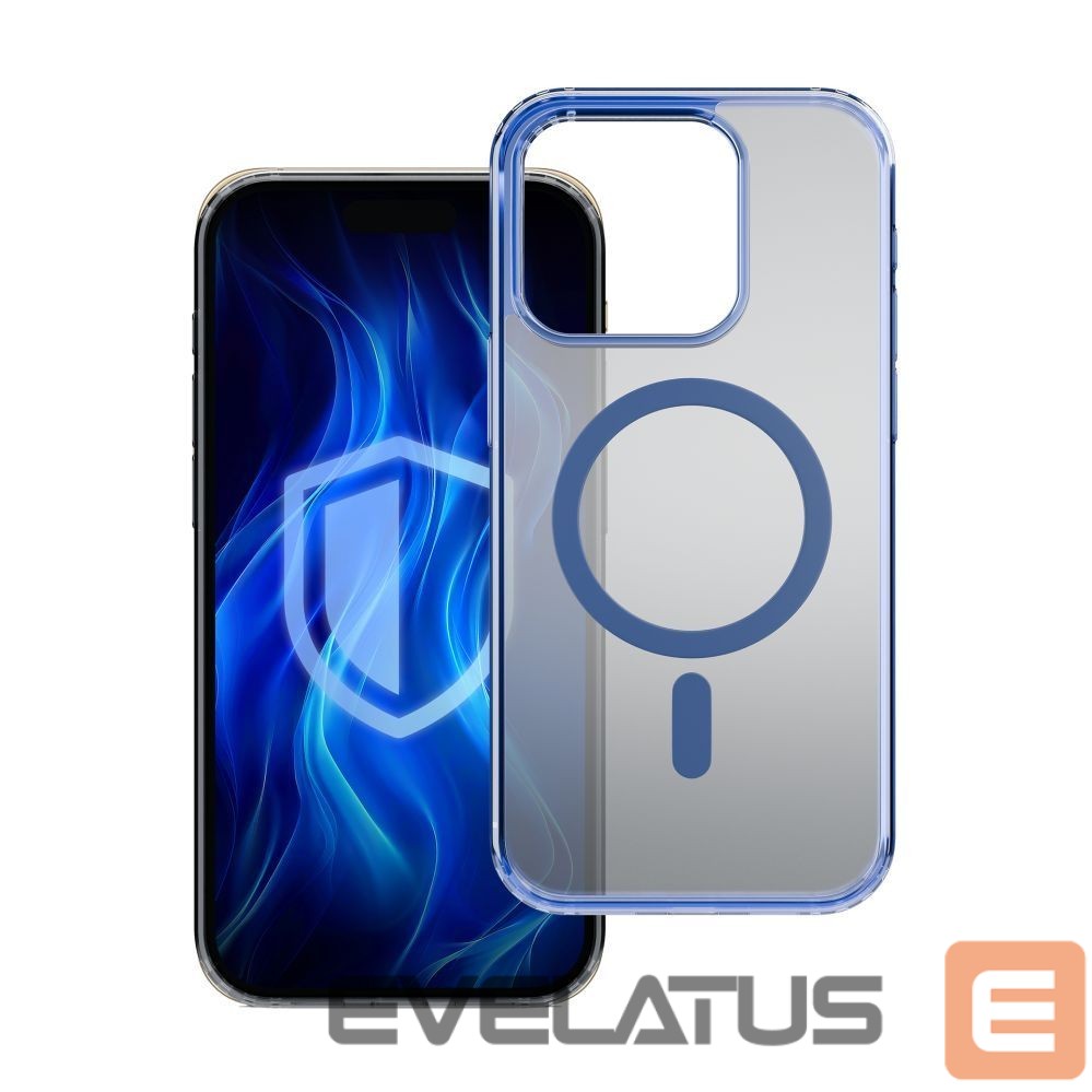Citas preces 3MK 3mk Frosty MagCase Blue Case for Apple iPhone 15 Pro - Blue