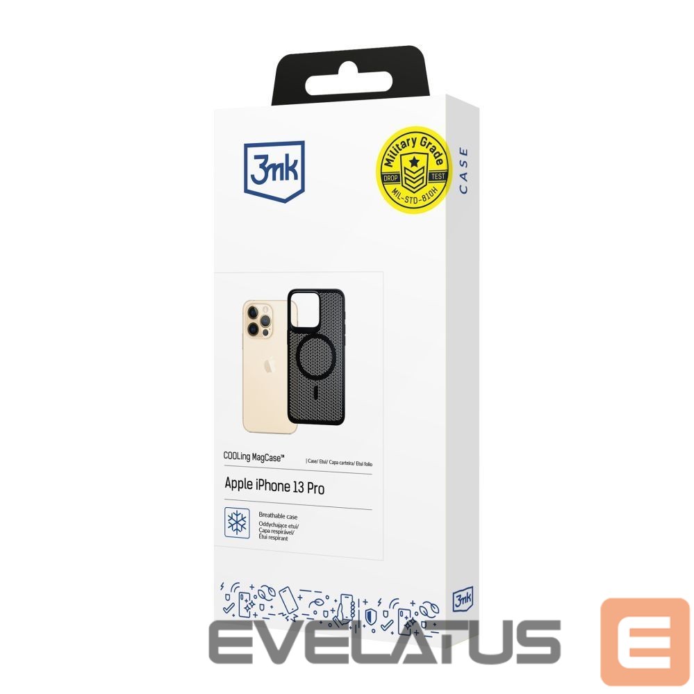 Citas preces 3MK 3mk COOLing MagCase for Apple iPhone 13 Pro - Black