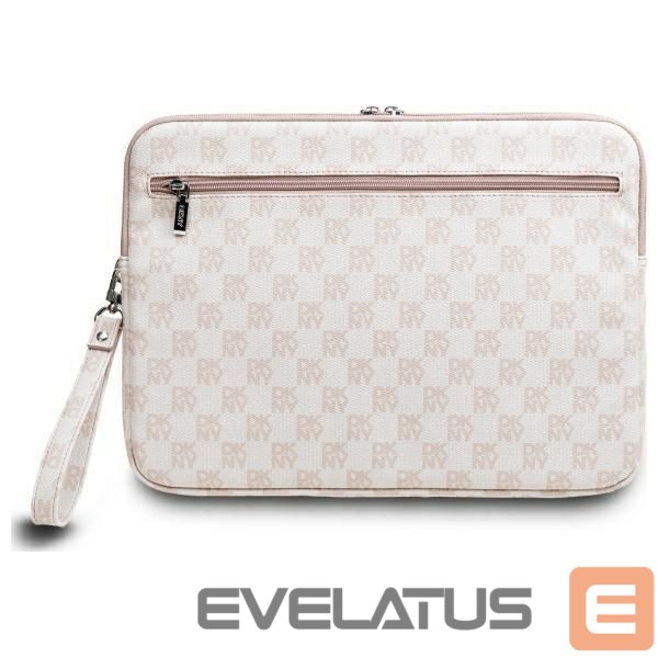 Citas preces DKNY DKNY Sleeve Checkered Pattern Printed Stripes 14" Laptop Case - Pink