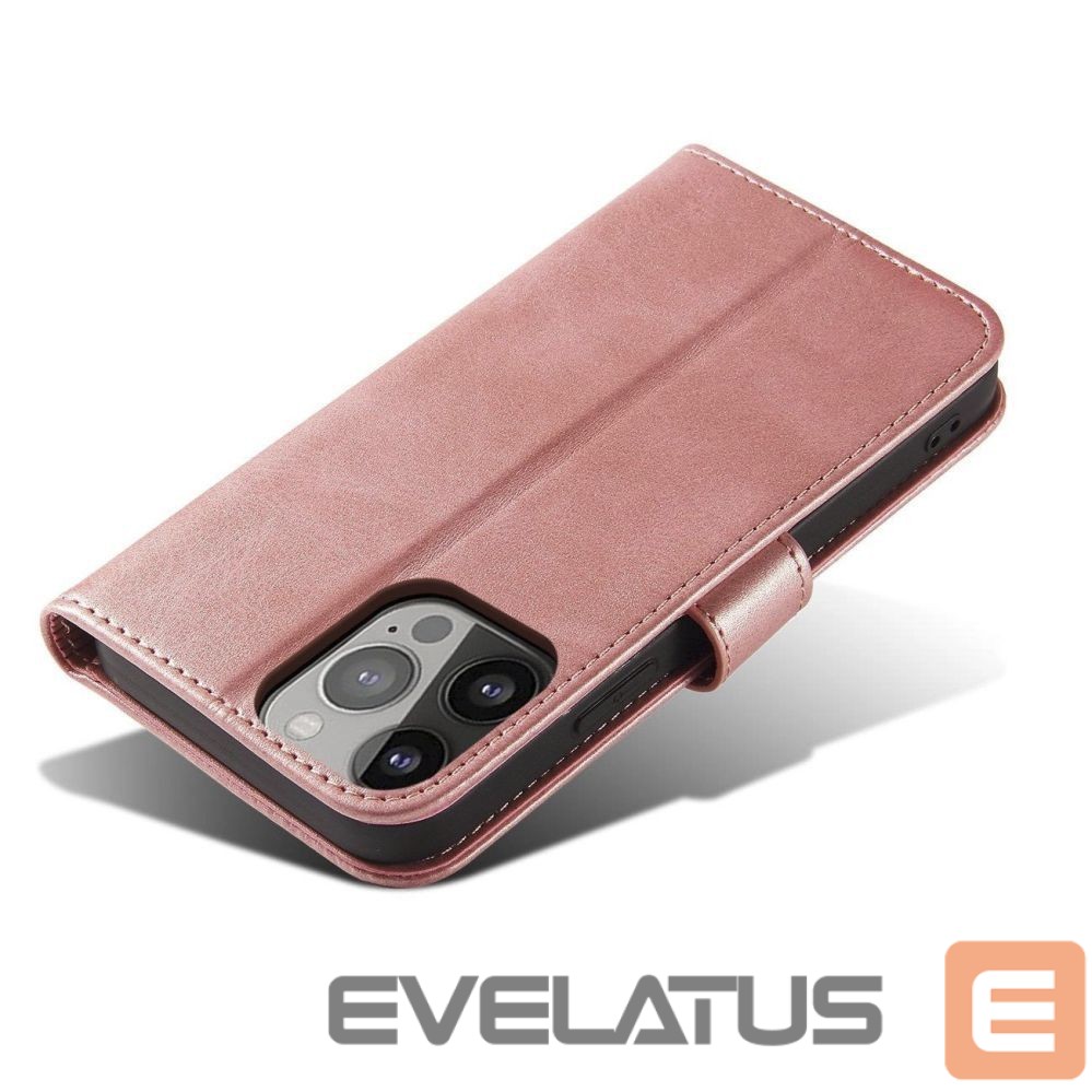 Citas preces Hurtel Magnet Case with flap for Samsung Galaxy S25 - pink